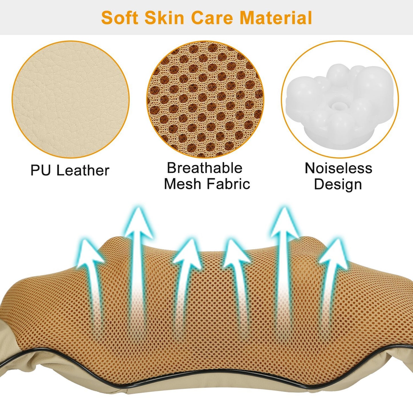 3D Shiatsu Neck & Shoulder Massager with Heat β Deep Tissue Pain Relief for Neck, Back & Shoulders