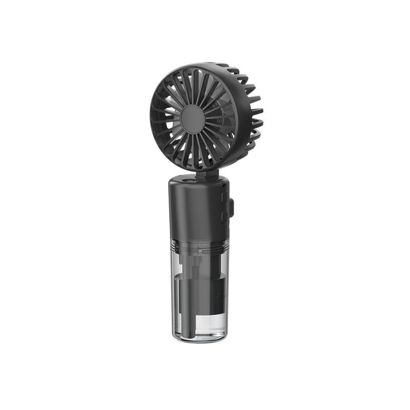 Portable Handheld Spray Fan – 4-Speed USB Rechargeable Mini Mist Cooling Fan
