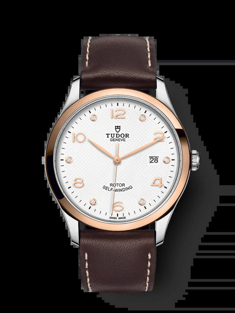 1926, Stainless Steel and 18K Rose Gold with Diamond-Set, 41Mm, Ref# M91651-0012