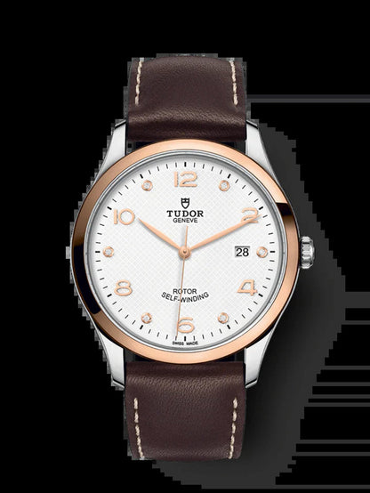 1926, Stainless Steel and 18K Rose Gold with Diamond-Set, 41Mm, Ref# M91651-0012