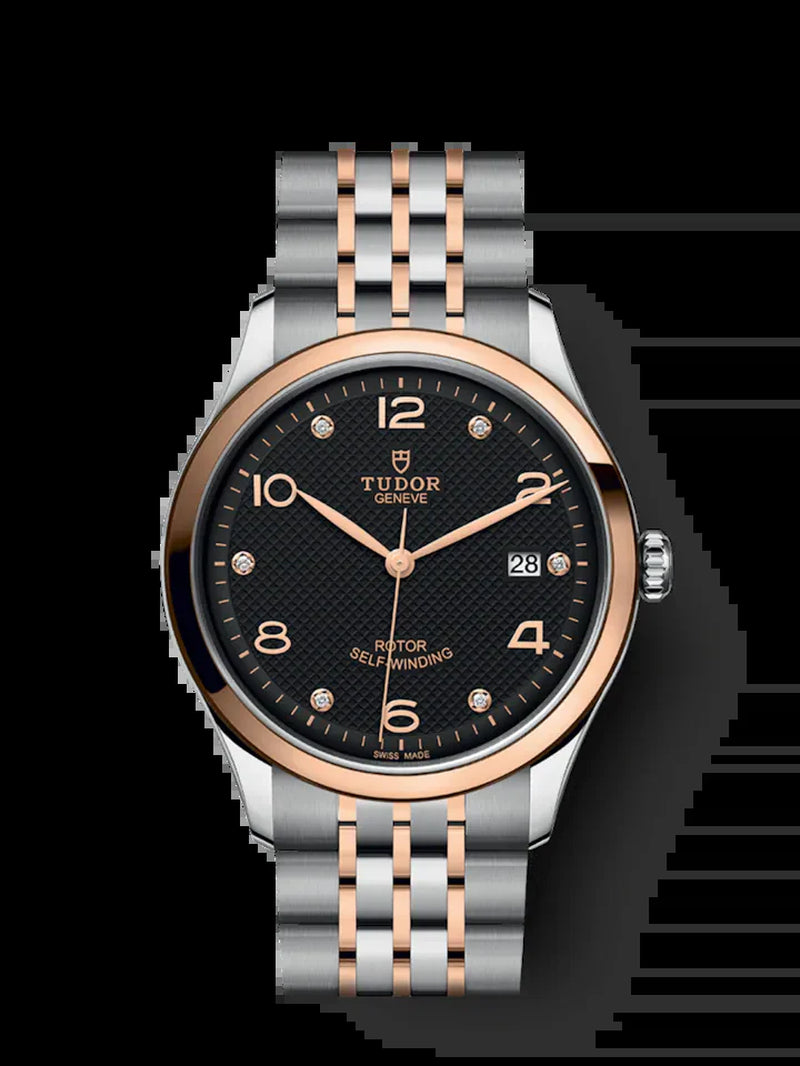 1926, Stainless Steel and 18K Rose Gold with Diamond-Set, 39Mm, Ref# M91551-0004