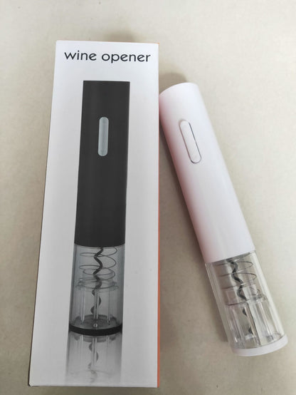 Electric Wine Opener – Automatic Corkscrew with Foil Cutter & Wine Bottle Opener Kit