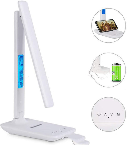 Touch Charging LED Desk Lamp – Dimmable Portable Reading Light for Home & Office