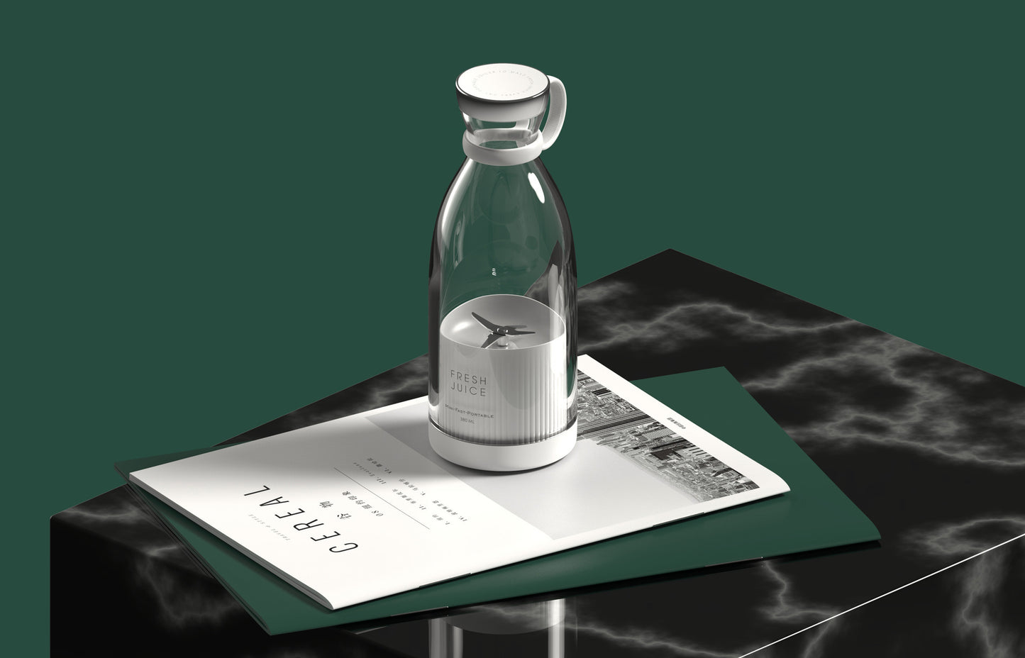 350ML Electric Juicer Blender – USB Rechargeable Portable Blender for Home & Travel