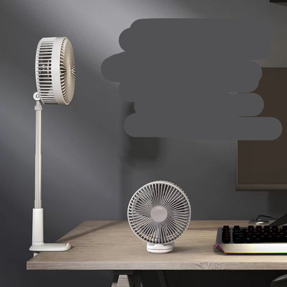 USB Charging Portable Retractable Mini Fan – Compact Desk & Travel Fan