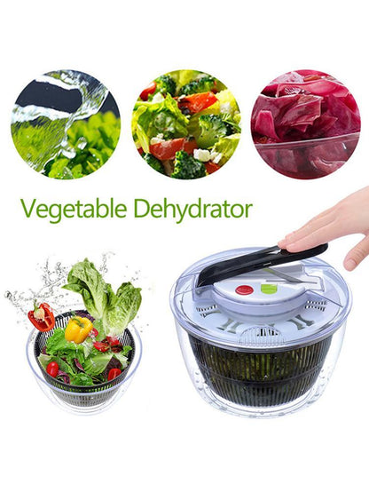 Vegetables & Fruits Dryer – Salad Spinner, Wash & Dry Basket, Kitchen Storage & Dehydrator