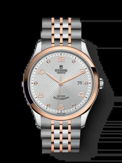1926, Stainless Steel and 18K Rose Gold with Diamond-Set, 41Mm, Ref# M91651-0002