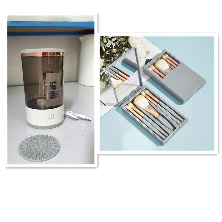 Portable Electric Makeup Brush Cleaner – USB Charging Automatic Cosmetic Brush Tool