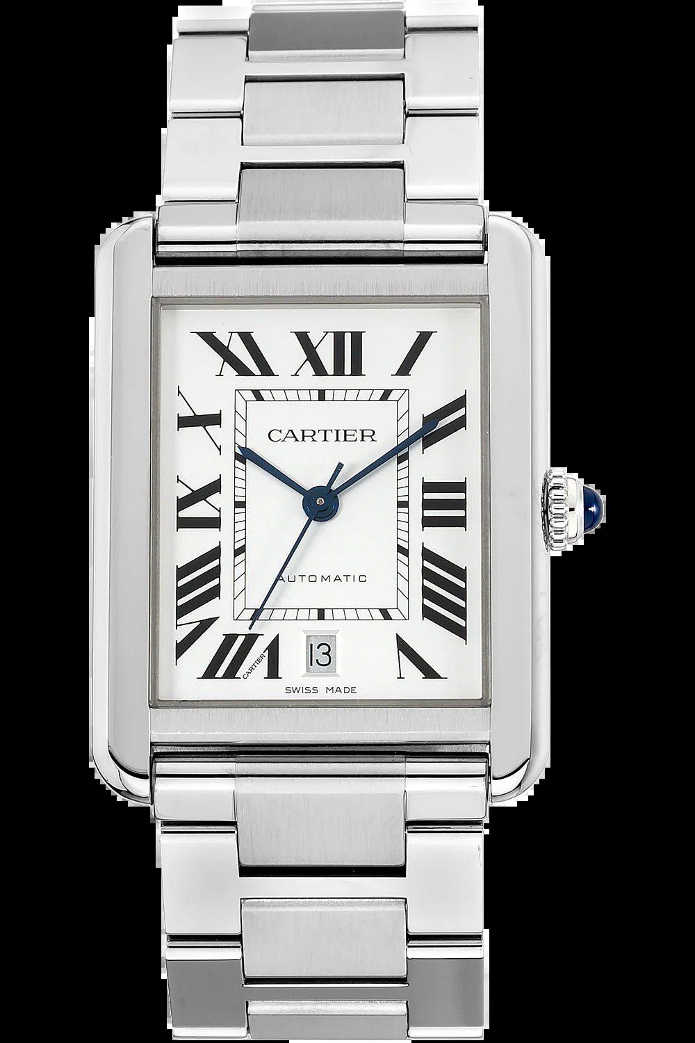 Unworn,  Tank Solo, Stainless Steel, 41Mm X 31Mm, Ref# W5200028, Box and Papers