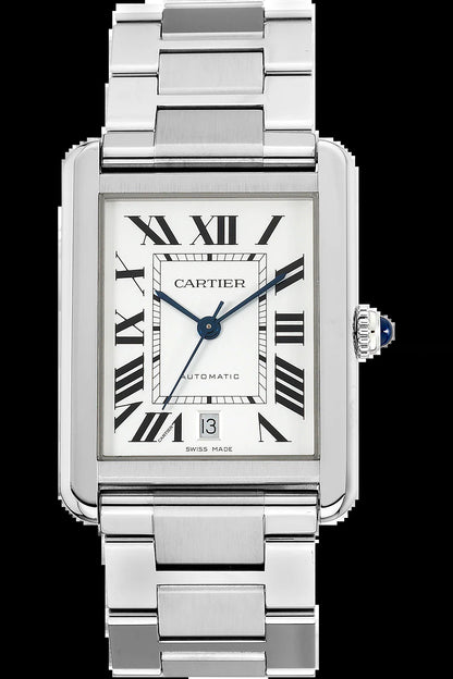 Unworn,  Tank Solo, Stainless Steel, 41Mm X 31Mm, Ref# W5200028, Box and Papers