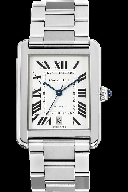 Unworn,  Tank Solo, Stainless Steel, 41Mm X 31Mm, Ref# W5200028, Box and Papers