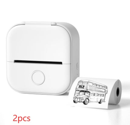 Portable Mini Thermal Label Printer – Bluetooth-Compatible Home & Photo Printer