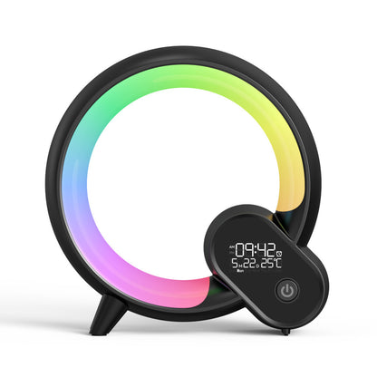 Creative Q Light Sunrise Alarm Clock – Bluetooth Speaker & Colorful Wake-Up Lamp