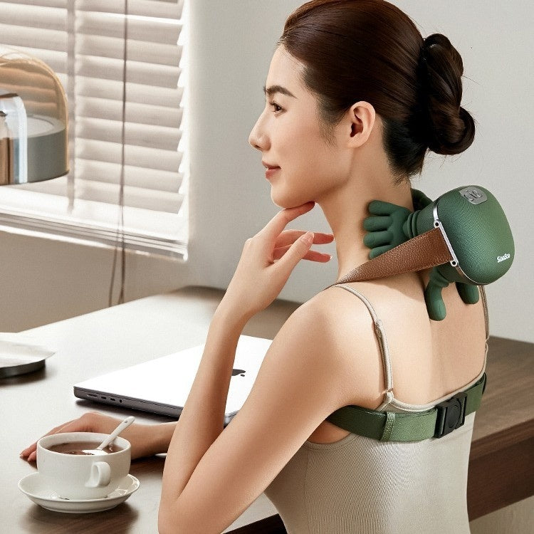 Electric Neck & Shoulder Massager – Wireless Kneading Massage Shawl for Pain Relief