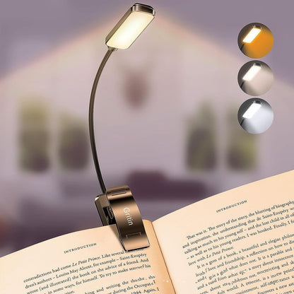 Minimalist Household LED Rechargeable Book Light – Portable Reading Lamp