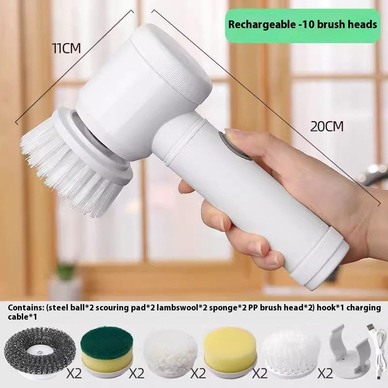 Household Multi-function Handheld Electric Cleaning Brush