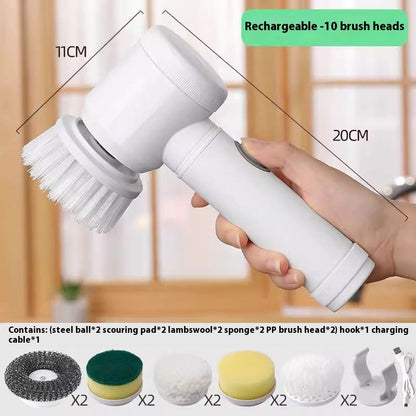 Household Multi-function Handheld Electric Cleaning Brush