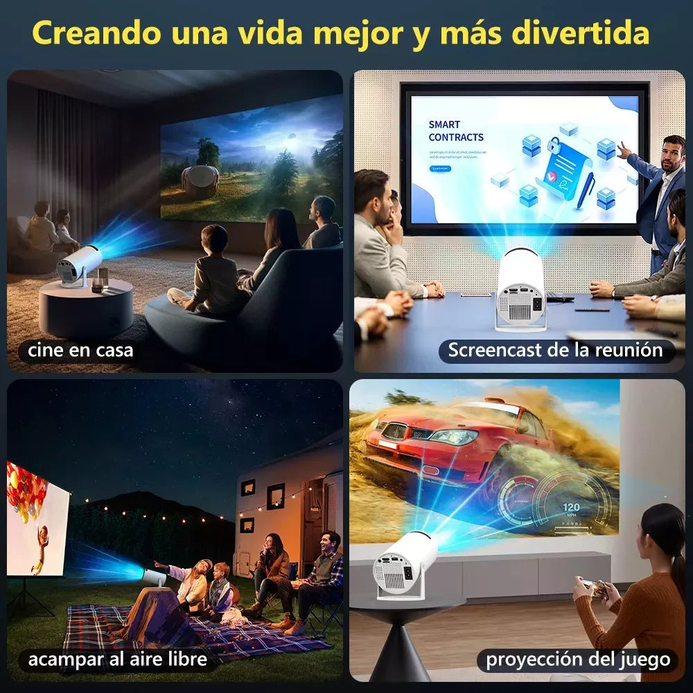 Portable Smart Projector 720p H713 – Android 11 HD Supported Projector