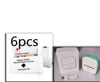 Portable Mini Thermal Label Printer – Bluetooth-Compatible Home & Photo Printer