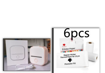 Portable Mini Thermal Label Printer – Bluetooth-Compatible Home & Photo Printer