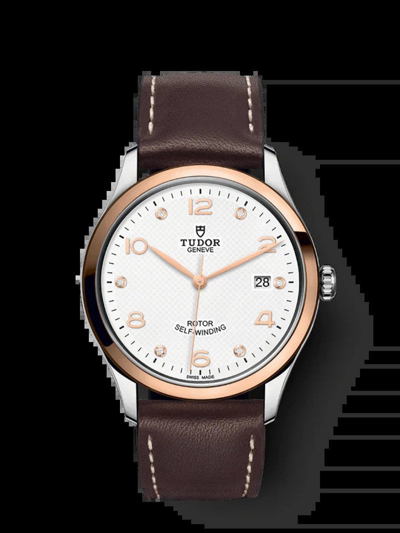 1926, Stainless Steel and 18K Rose Gold with Diamond-Set, 39Mm, Ref# M91551-0012