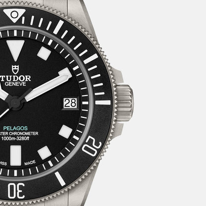 Unworn,  Pelagos Ultra, Grade 2 and Grade 5 Titanium, 43Mm, Ref# M2543C1A7NU-0001, Box and Papers