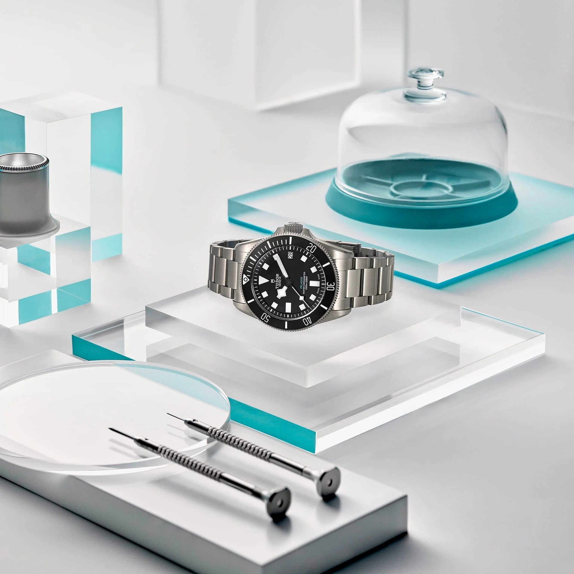 Unworn,  Pelagos Ultra, Grade 2 and Grade 5 Titanium, 43Mm, Ref# M2543C1A7NU-0001, Box and Papers