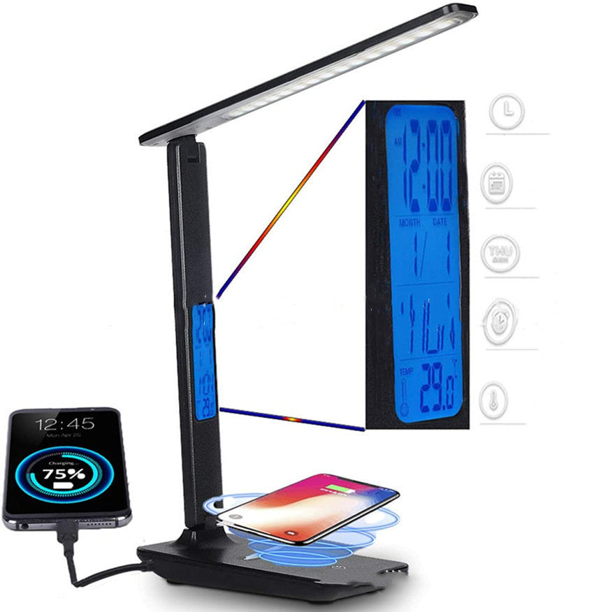 Touch Charging LED Desk Lamp – Dimmable Portable Reading Light for Home & Office