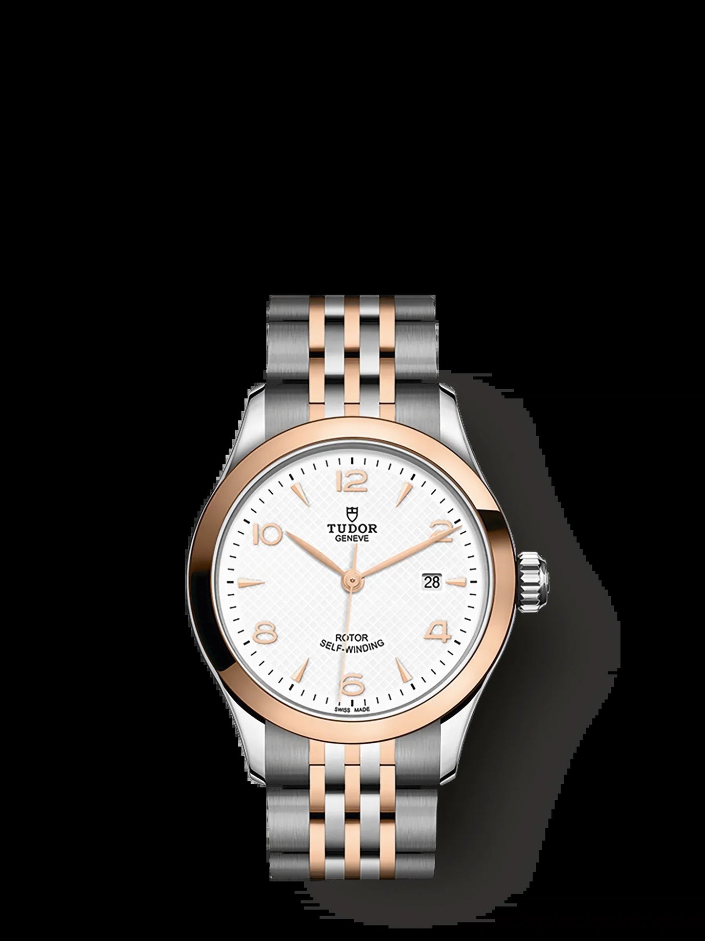 1926, Stainless Steel and 18K Rose Gold, 28Mm, Ref# M91351-0009