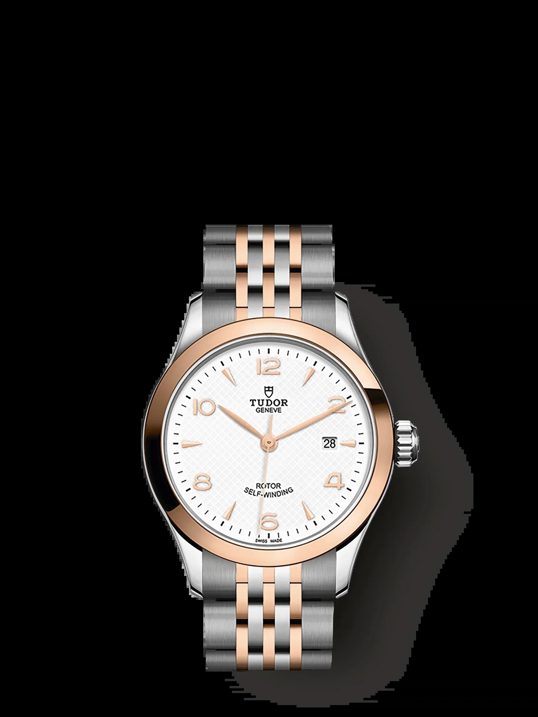 1926, Stainless Steel and 18K Rose Gold, 28Mm, Ref# M91351-0009