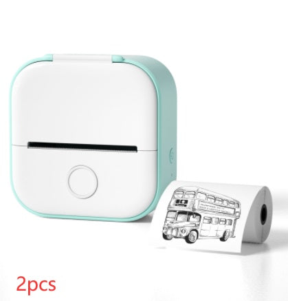 Portable Mini Thermal Label Printer – Bluetooth-Compatible Home & Photo Printer