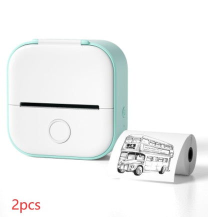 Portable Mini Thermal Label Printer – Bluetooth-Compatible Home & Photo Printer