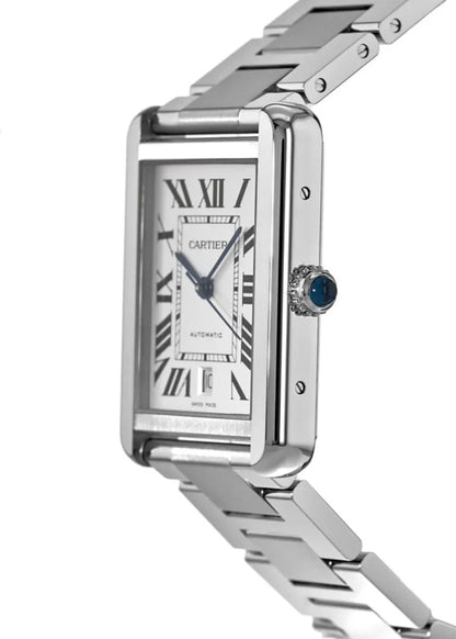 Unworn,  Tank Solo, Stainless Steel, 41Mm X 31Mm, Ref# W5200028, Box and Papers