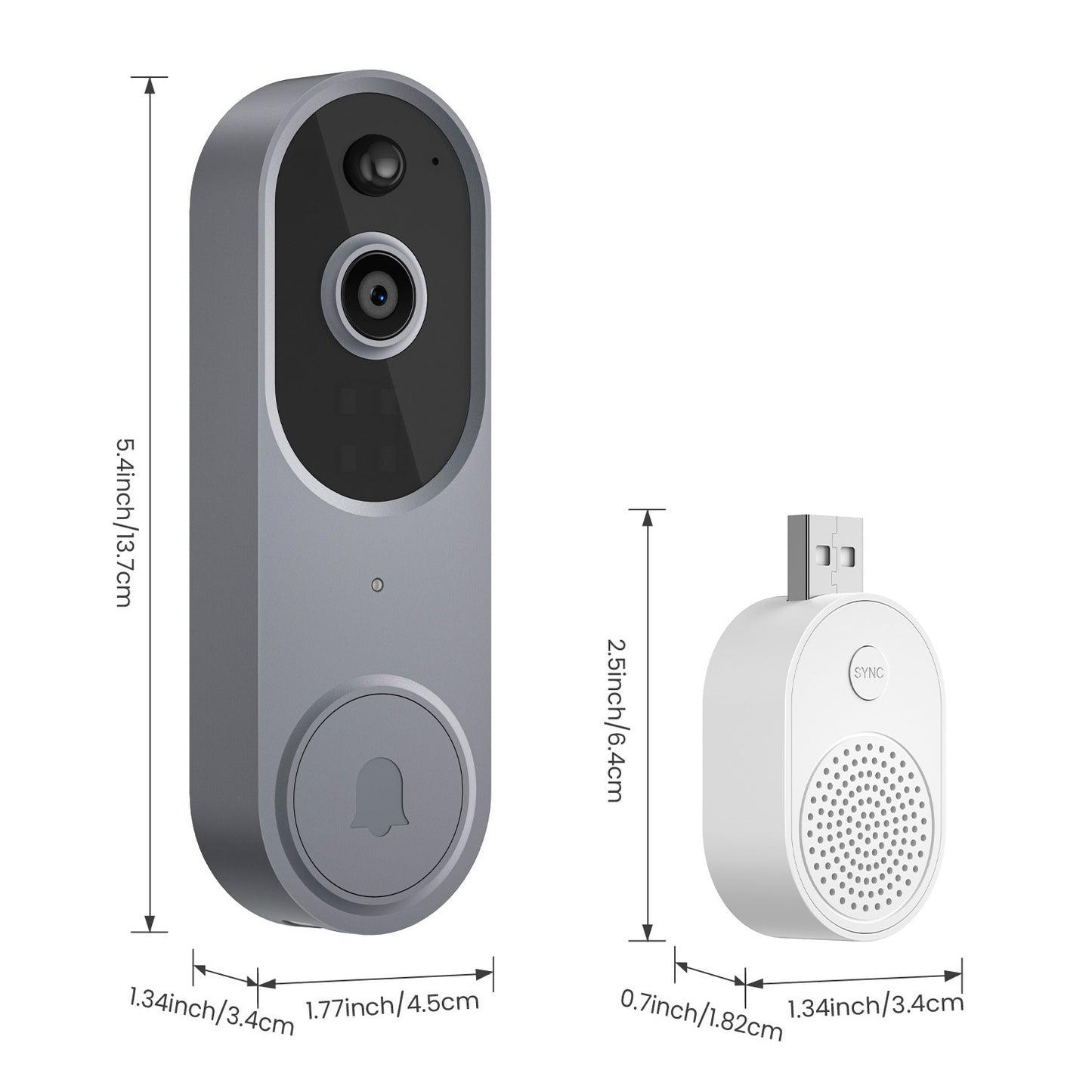 M50 Intelligent Visual Doorbell – Wireless Smart Camera for Home Security