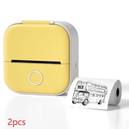 Portable Mini Thermal Label Printer – Bluetooth-Compatible Home & Photo Printer