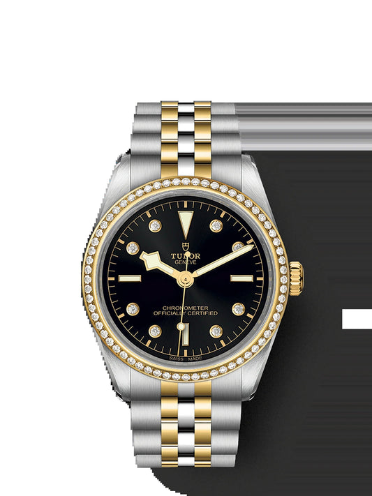 Black Bay 36 S&G, 316L Stainless Steel, 18K Yellow Gold and Diamonds, Ref# M79653-0005