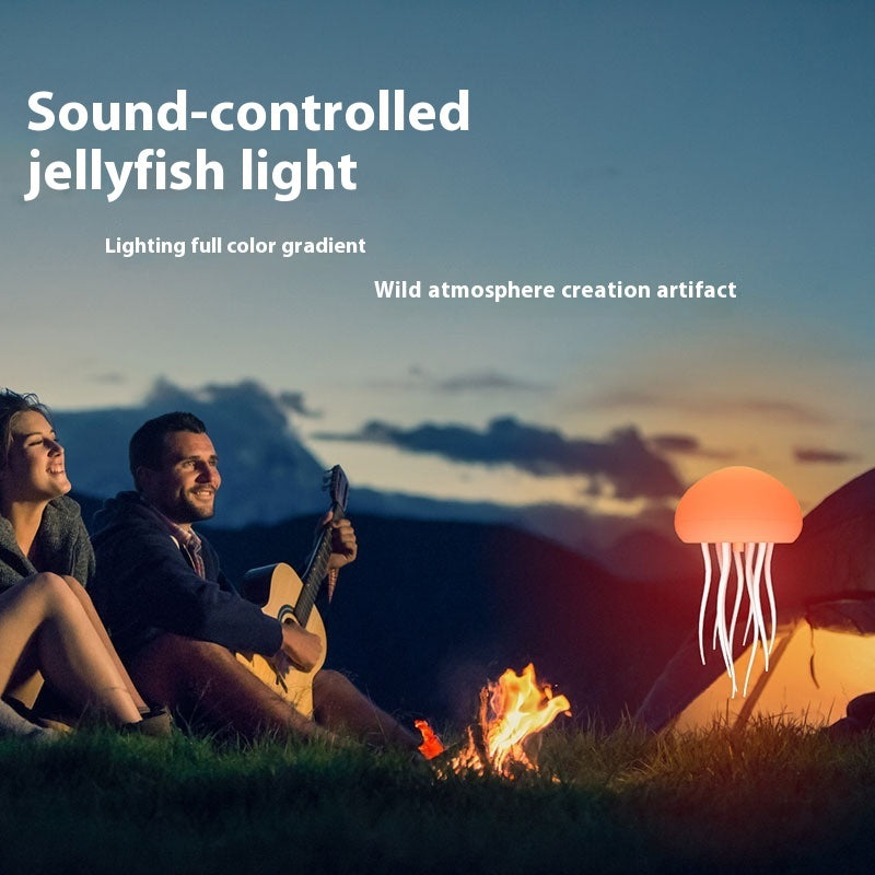 Jellyfish Mood Lamp – LED Night Light, Portable Smart Table Lamp for Bedside & Desk