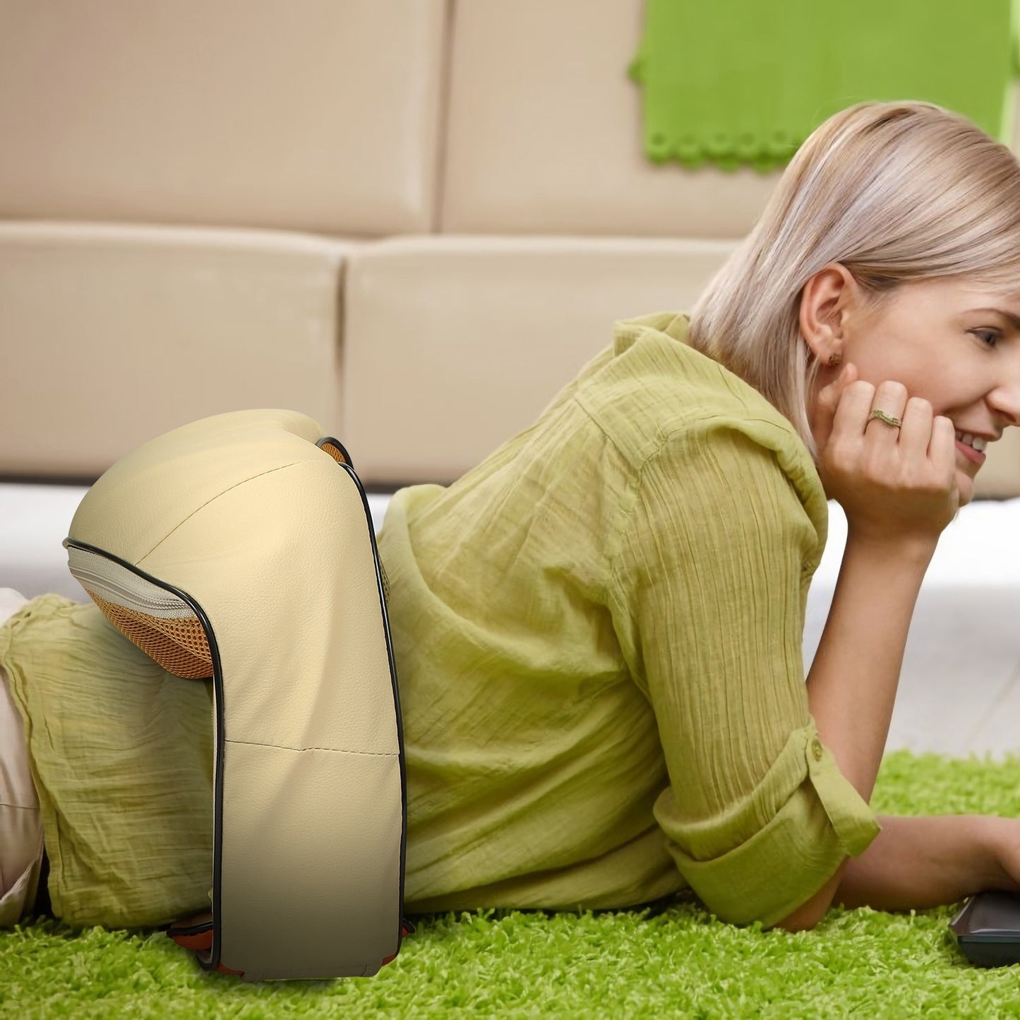 3D Shiatsu Neck & Shoulder Massager with Heat – Deep Tissue Pain Relief for Neck, Back & Shoulders