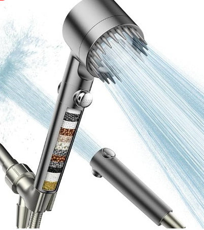 Third Gear Adjustable Supercharged Shower Head – Strong Household Bath & Shower Hose
