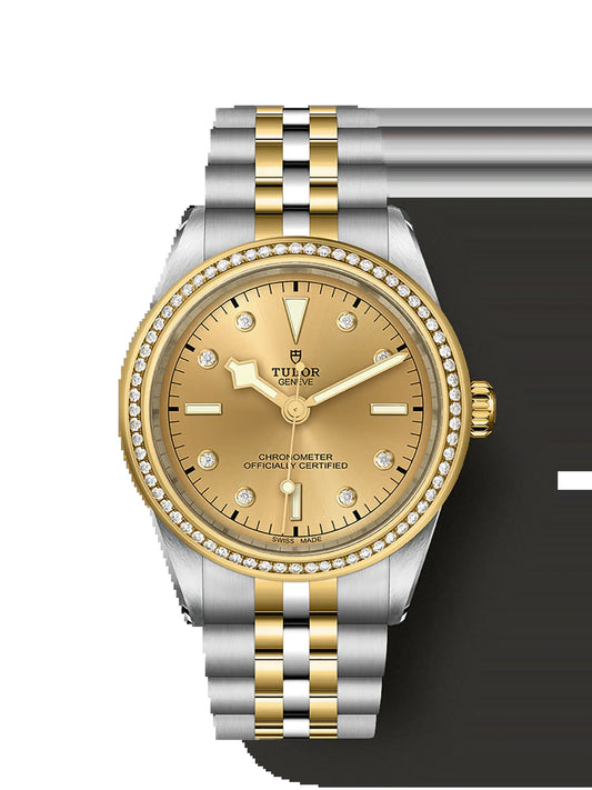 Black Bay 39 S&G, 316L Stainless Steel, 18K Yellow Gold and Diamonds, Ref# M79673-0007