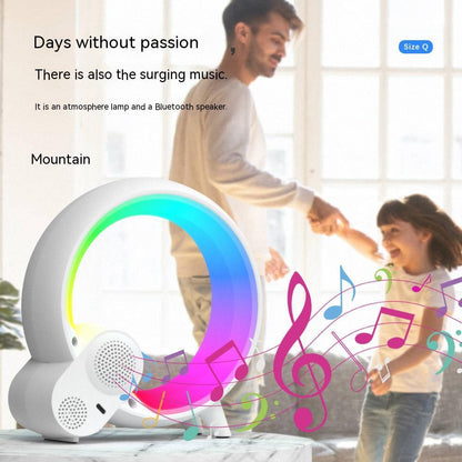 Creative Q Light Sunrise Alarm Clock – Bluetooth Speaker & Colorful Wake-Up Lamp