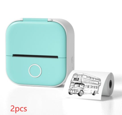 Portable Mini Thermal Label Printer – Bluetooth-Compatible Home & Photo Printer
