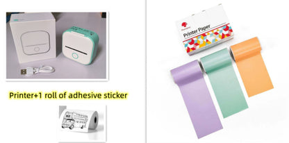 Portable Mini Thermal Label Printer – Bluetooth-Compatible Home & Photo Printer