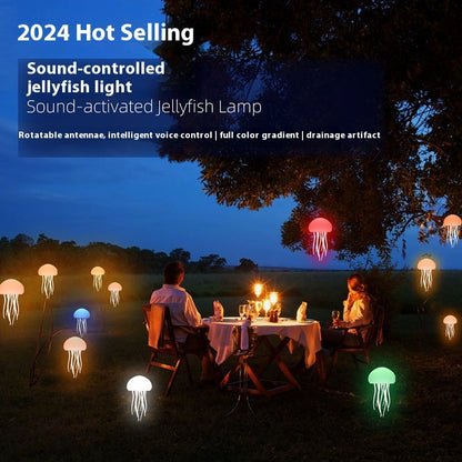 Jellyfish Mood Lamp – LED Night Light, Portable Smart Table Lamp for Bedside & Desk