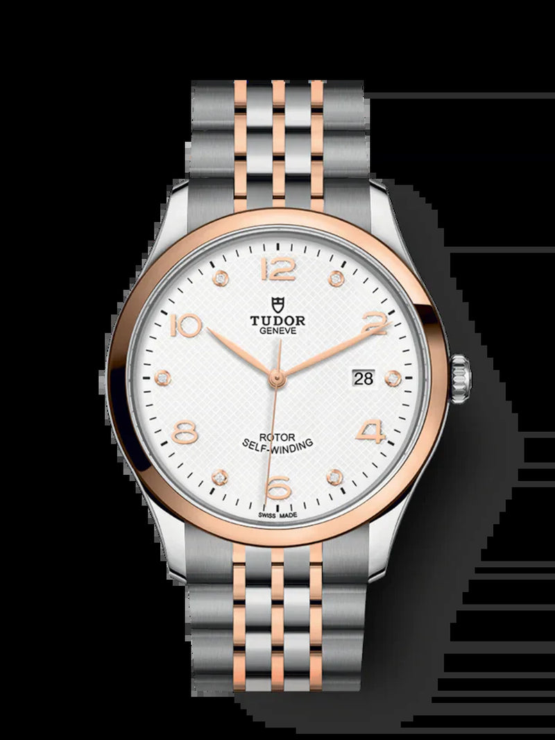 1926, Stainless Steel and 18K Rose Gold with Diamond-Set, 41Mm, Ref# M91651-0011