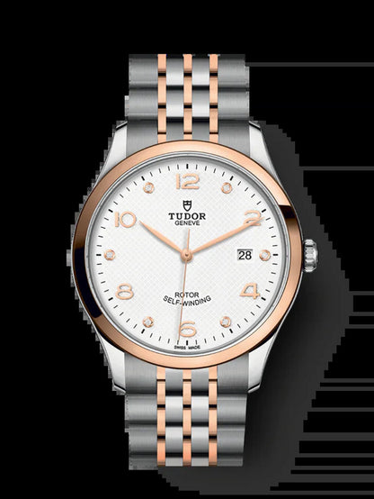 1926, Stainless Steel and 18K Rose Gold with Diamond-Set, 41Mm, Ref# M91651-0011