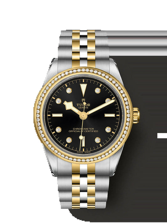 Black Bay 39 S&G, 316L Stainless Steel, 18K Yellow Gold and Diamonds, Ref# M79673-0005