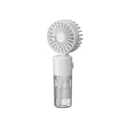 Portable Handheld Spray Fan – 4-Speed USB Rechargeable Mini Mist Cooling Fan