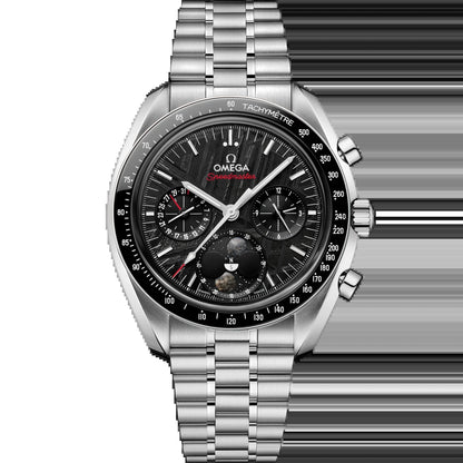 Unworn,  Speedmaster Moonphase, Stainless Steel, Chronograph, 43 Mm, Ref# 304.30.43.52.01.001, Box and Papers