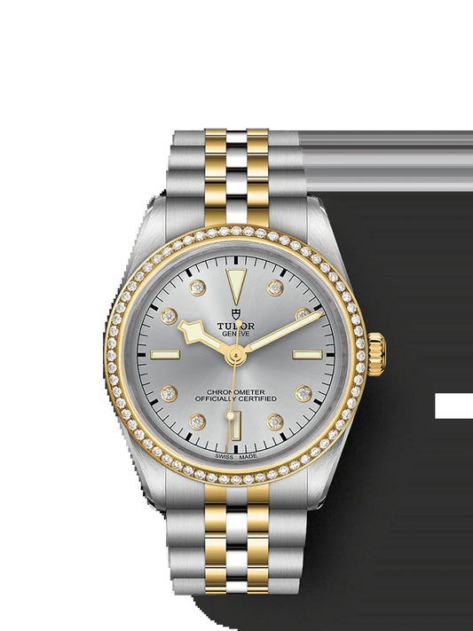 Black Bay 36 S&G, 316L Stainless Steel, 18K Yellow Gold and Diamonds, Ref# M79653-0006